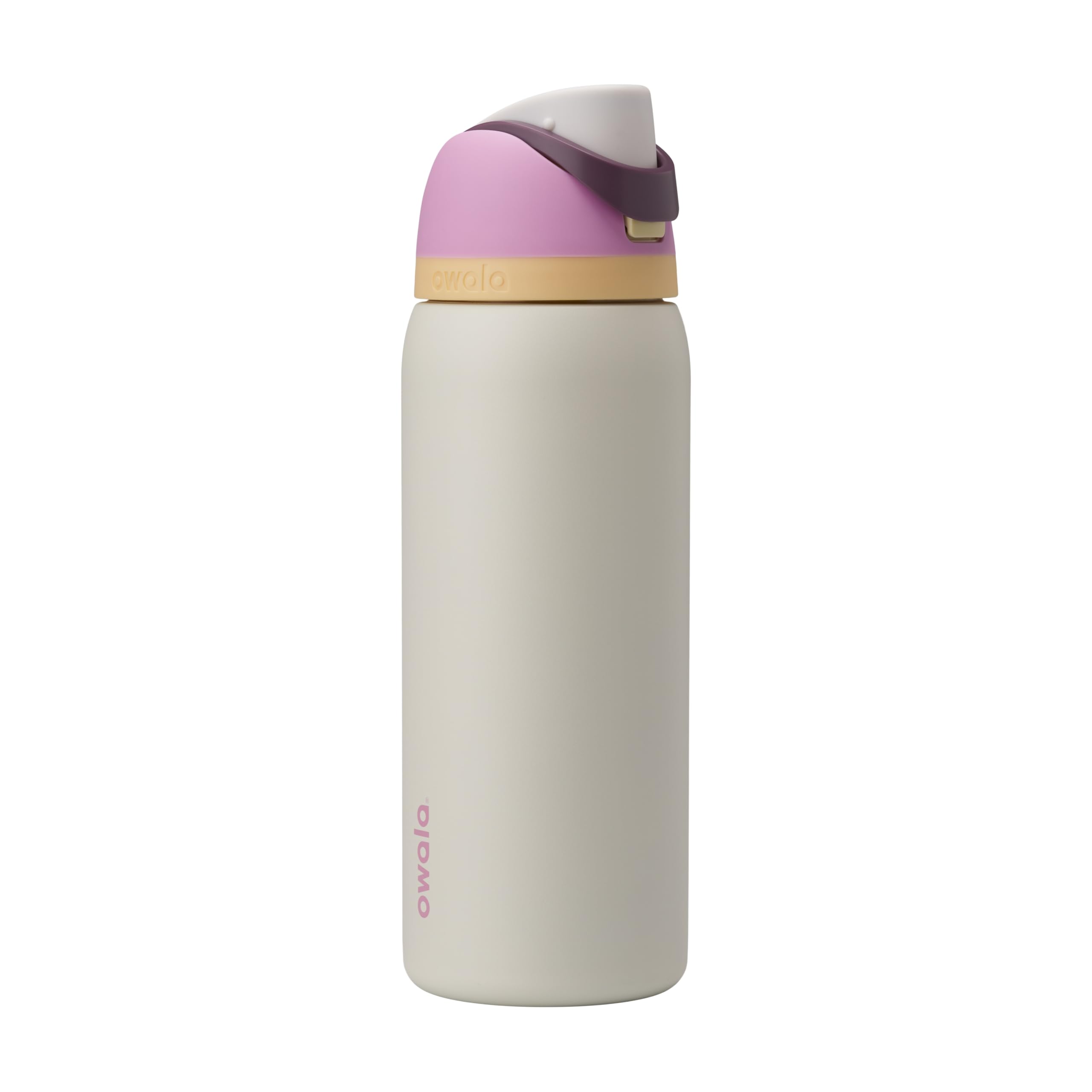 Owala FreeSip Insulated Stainless Steel Water Bottle with Straw for Sports, Travel, and School BPA-Free Sports Water Bottle, 32 oz, Boneyard (Pack of 6)