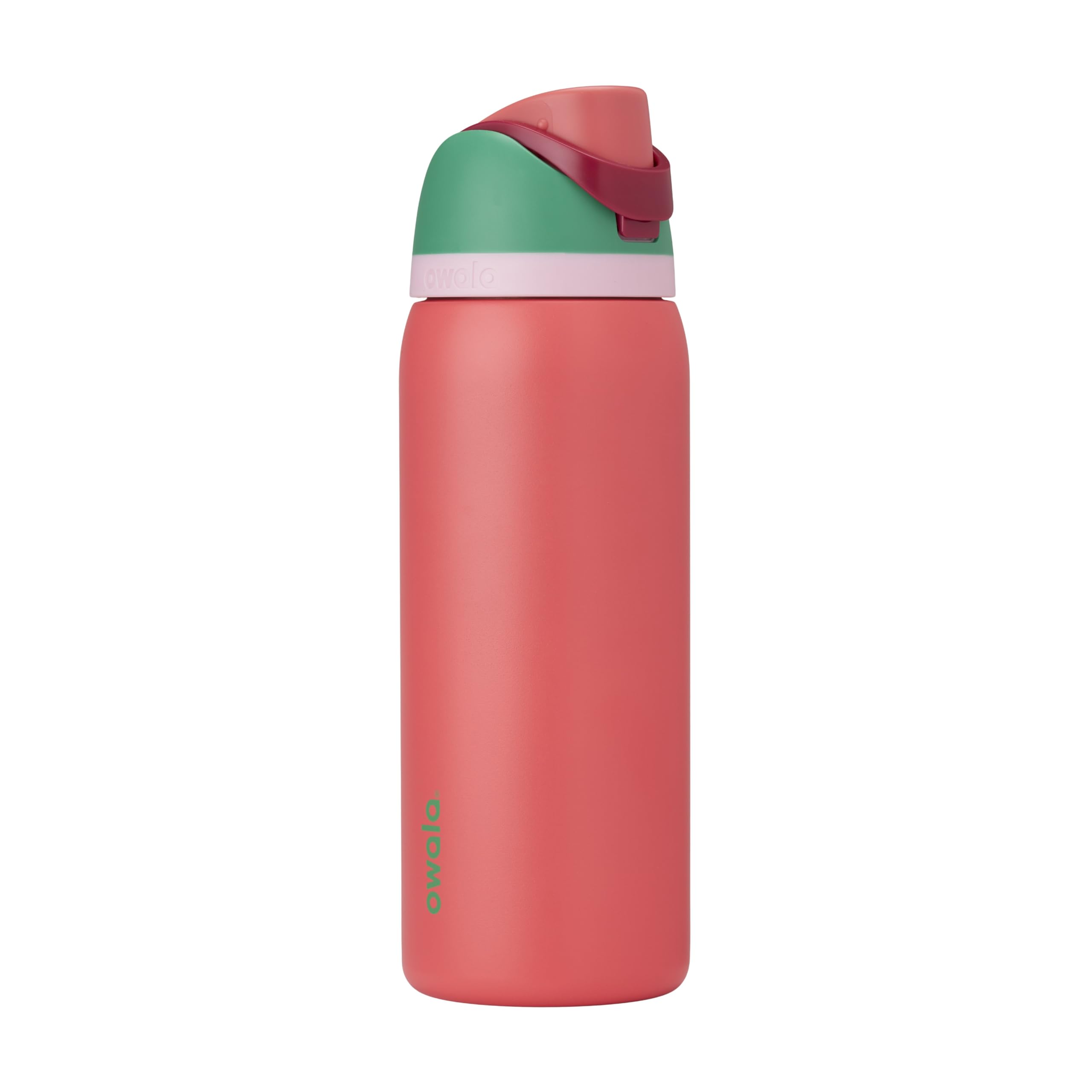 Owala FreeSip Insulated Stainless Steel Water Bottle with Straw for Sports, Travel, and School BPA-Free Sports Water Bottle, 32 oz, Boneyard (Pack of 6)