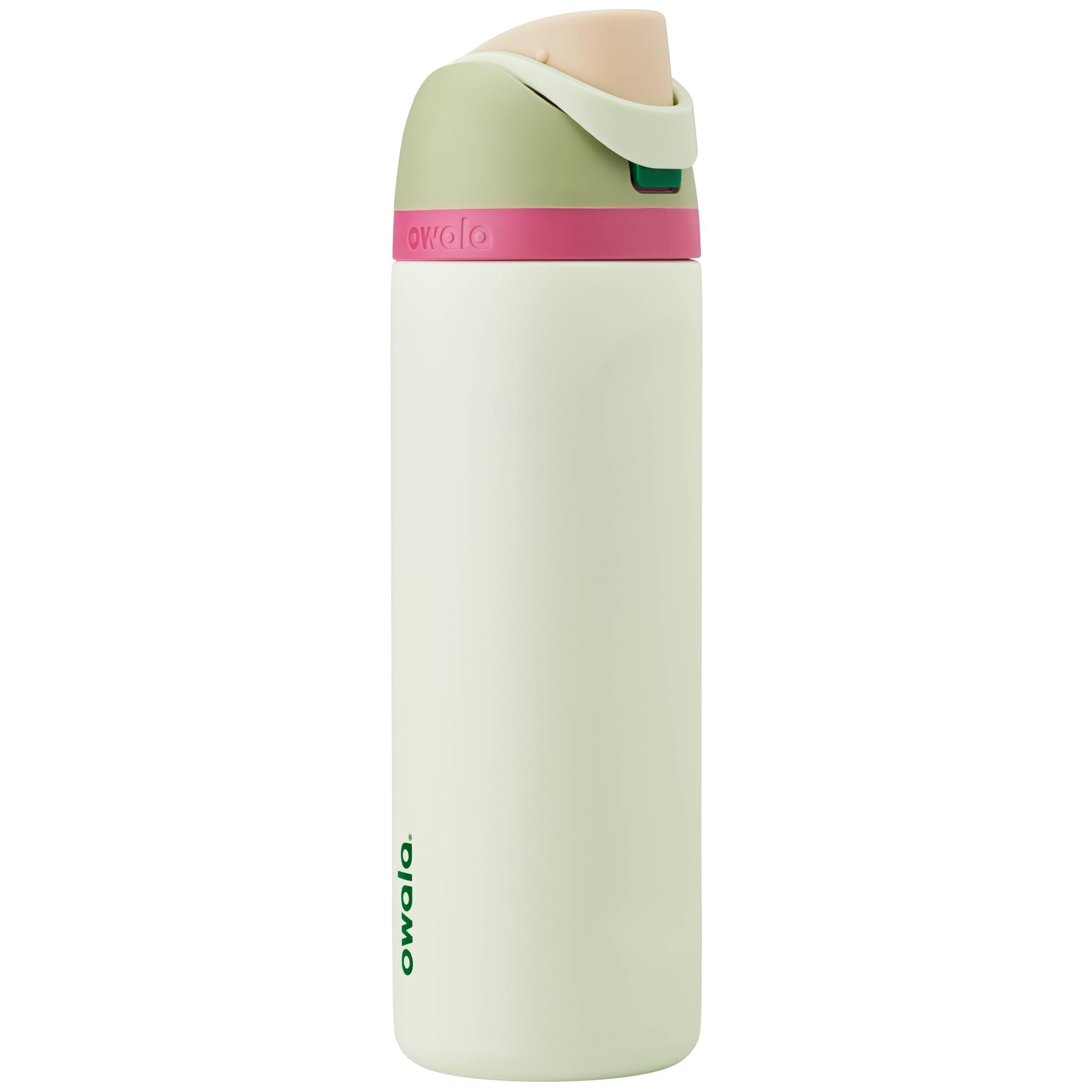Owala FreeSip Insulated Stainless Steel Water Bottle with Straw for Sports, Travel, and School BPA-Free Sports Water Bottle, 32 oz, Boneyard (Pack of 6)