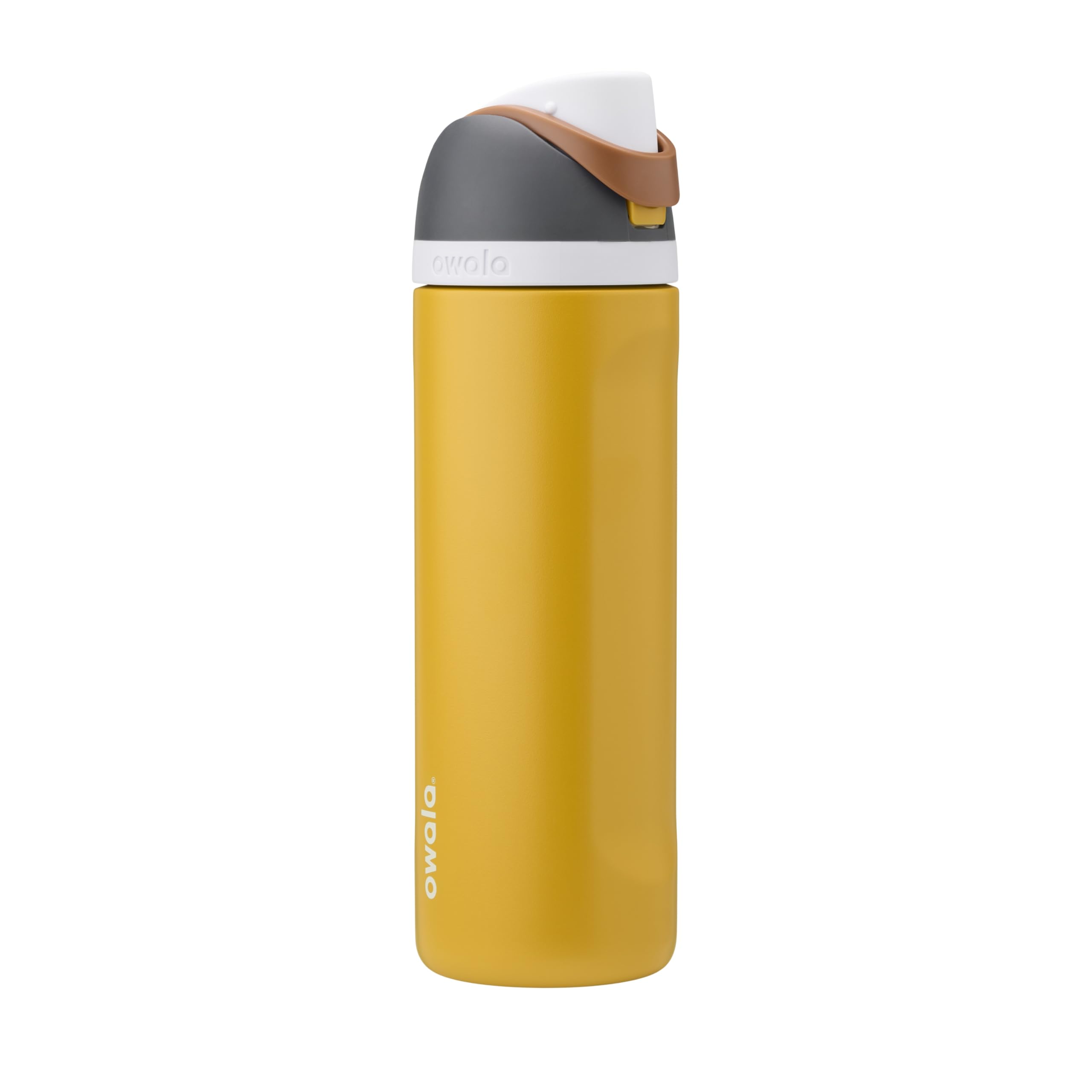 Owala FreeSip Insulated Stainless Steel Water Bottle with Straw for Sports, Travel, and School BPA-Free Sports Water Bottle, 32 oz, Boneyard (Pack of 6)
