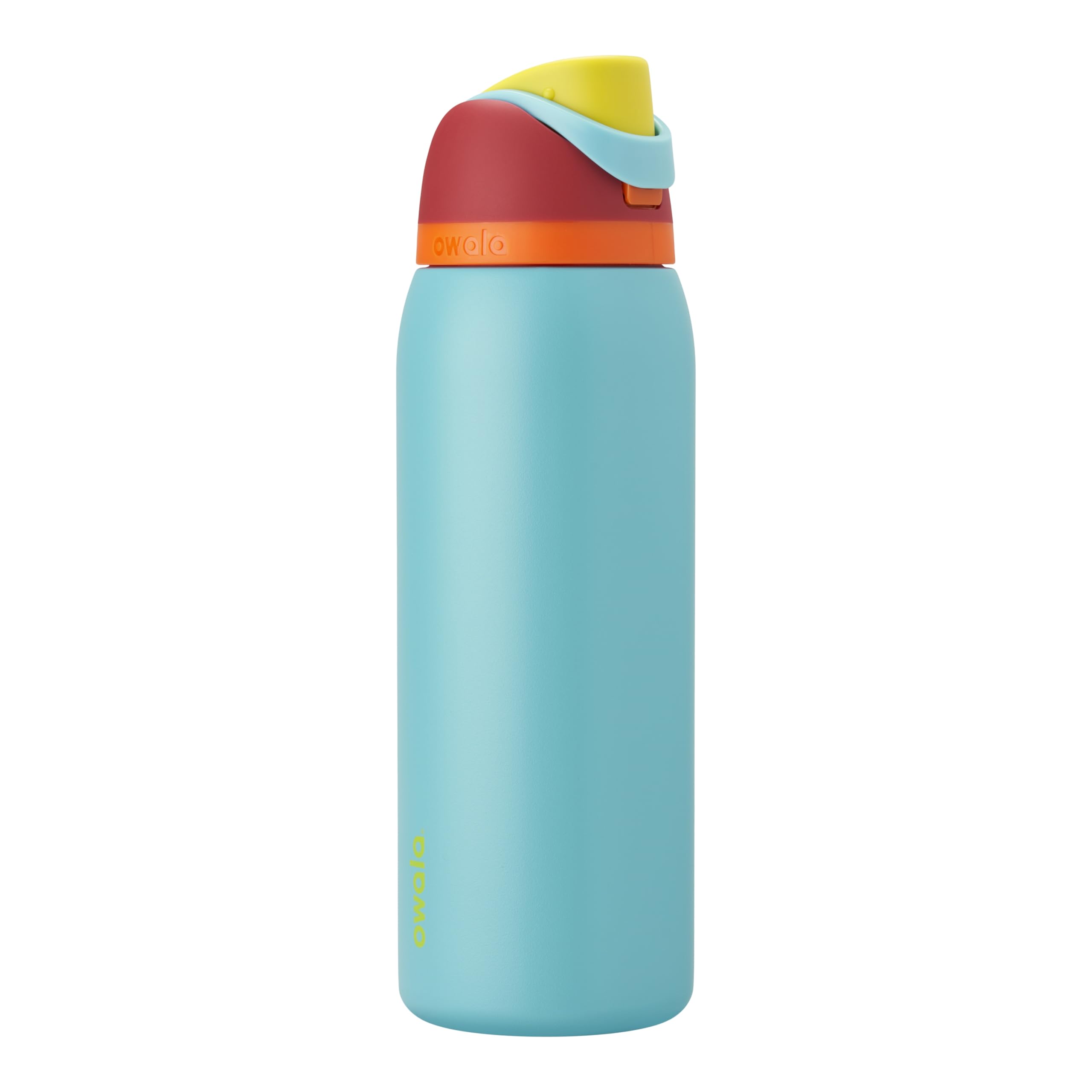 Owala FreeSip Insulated Stainless Steel Water Bottle with Straw for Sports, Travel, and School BPA-Free Sports Water Bottle, 32 oz, Boneyard (Pack of 6)