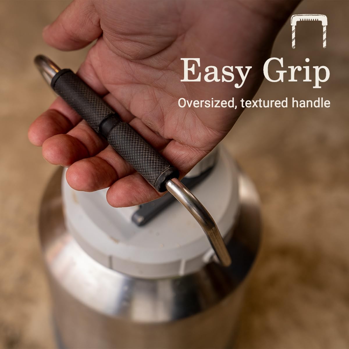 Coleman Pro Heavy-Duty Insulated Gallon Water Jug, Leakproof Portable Jug for Rugged Use, Durable Steel Water Bottle