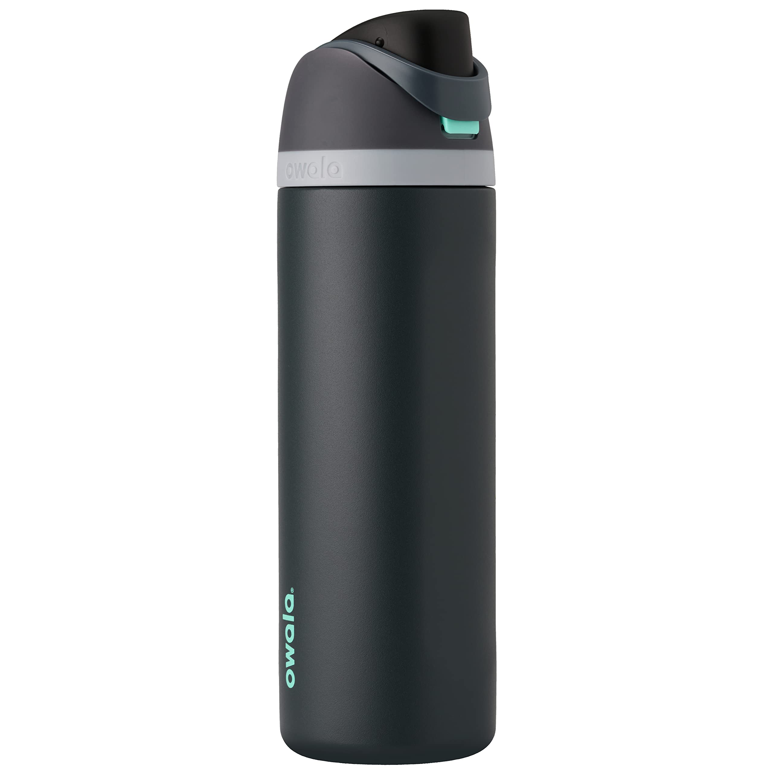 Owala FreeSip Insulated Stainless Steel Water Bottle with Straw for Sports, Travel, and School BPA-Free Sports Water Bottle, 32 oz, Boneyard (Pack of 6)