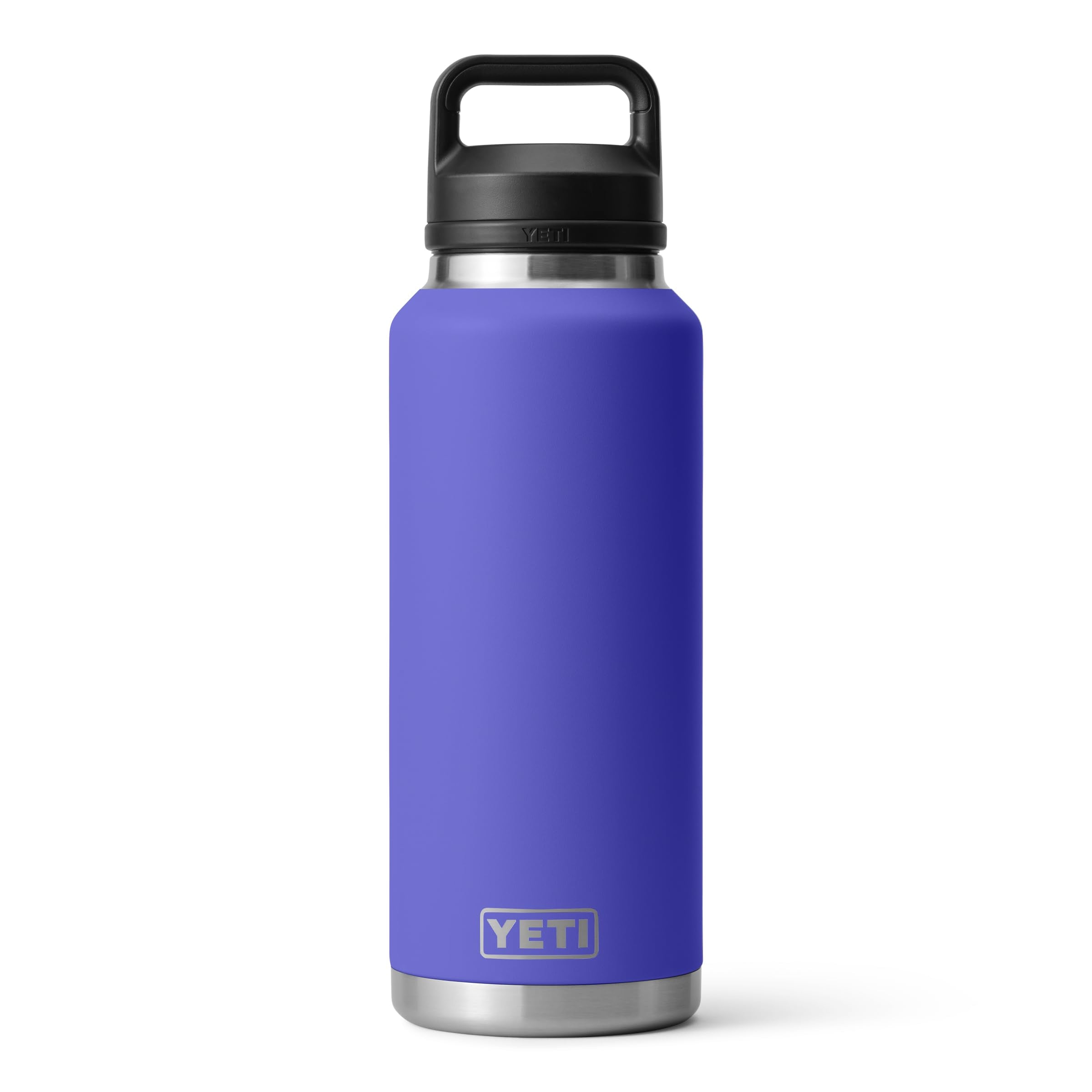 YETI Rambler 46 oz Bottle, Leakproof, Vacuum Insulated, Stainless Steel with Chug Cap, Black