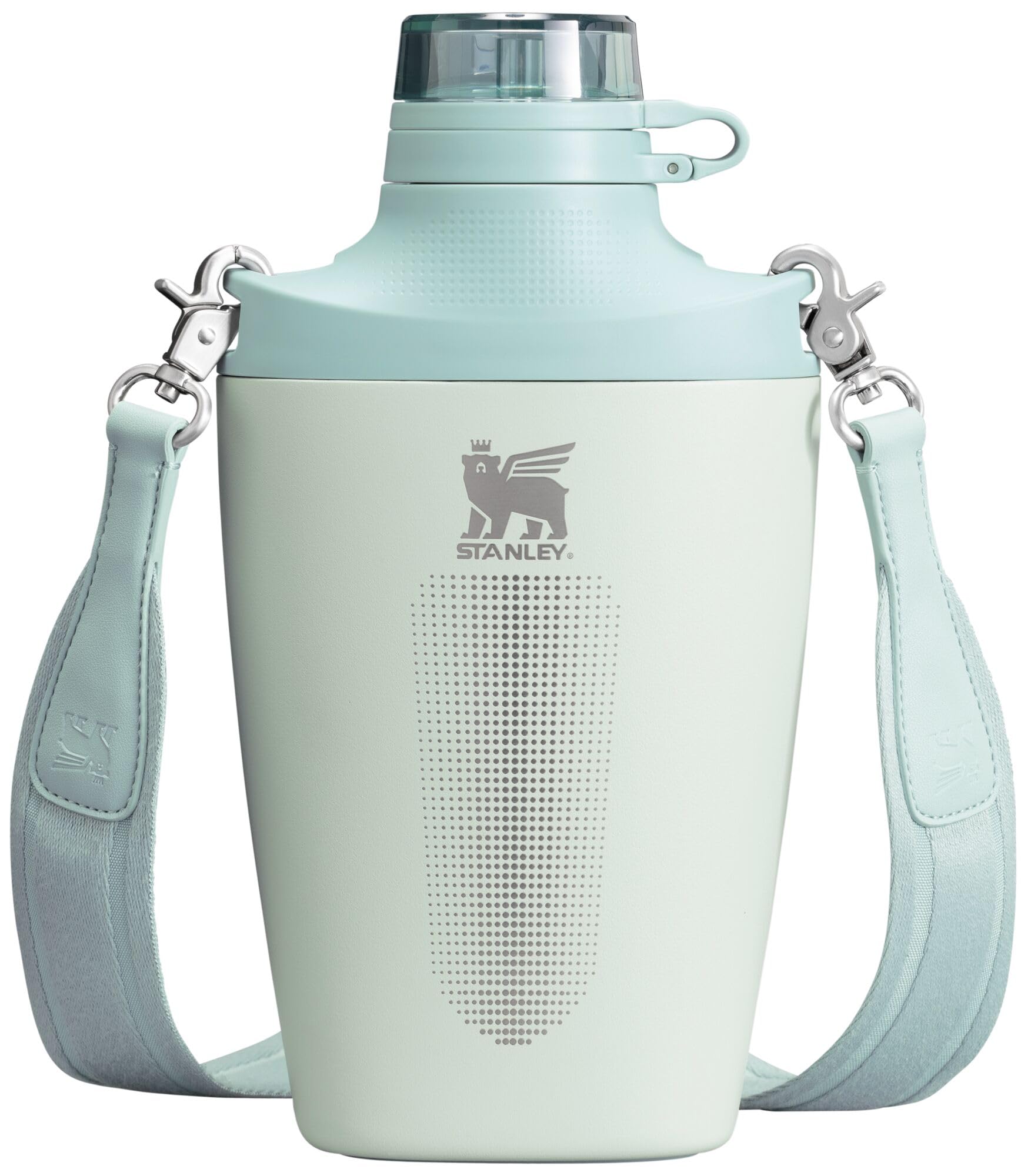 Stanley Cross Bottle 23 oz | Travel Water Bottle with Jacquard Strap | Leakproof Tritan Lid with Removable Straw | Insulated Stainless Steel | BPA-Free | Black